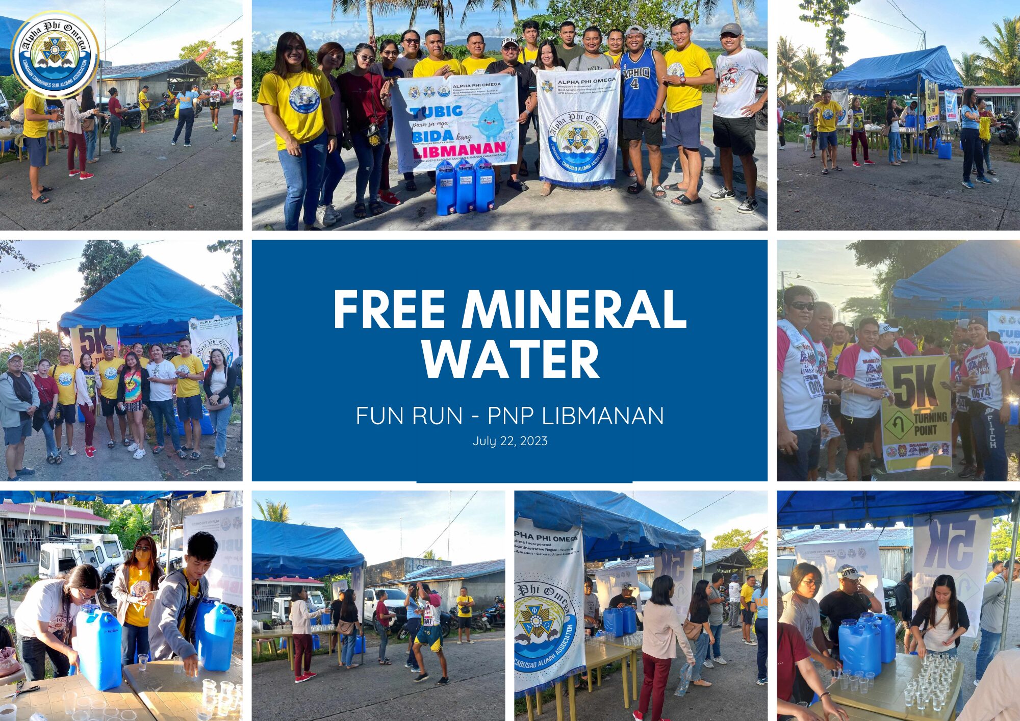 free mineral water - pnp libmanan