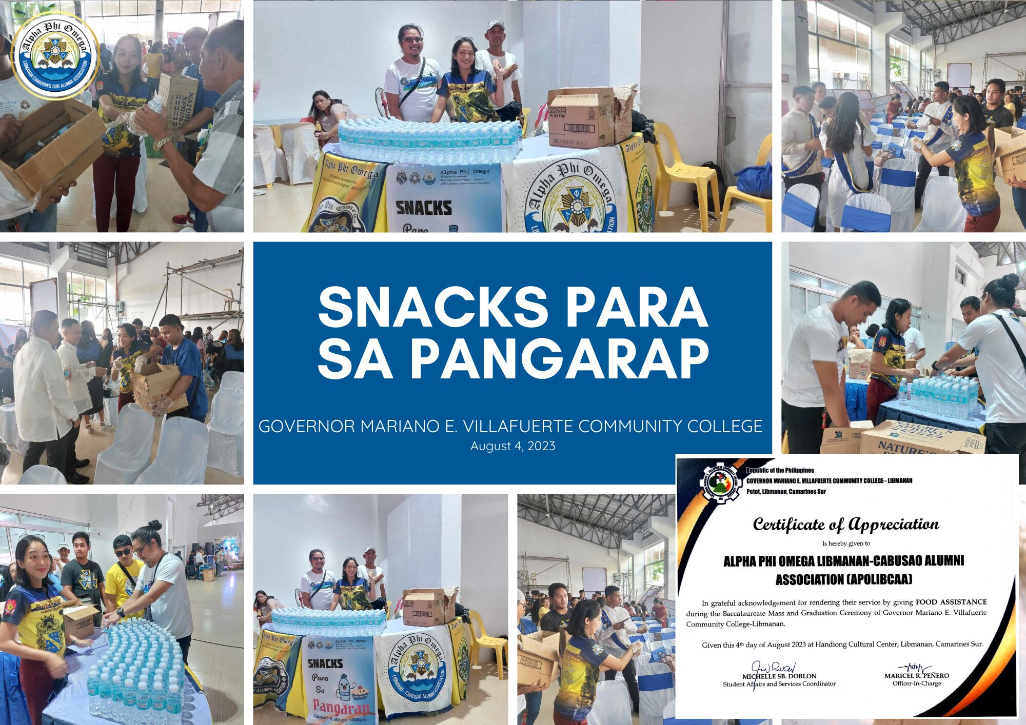 snacks para sa pangarap - gmvcc
